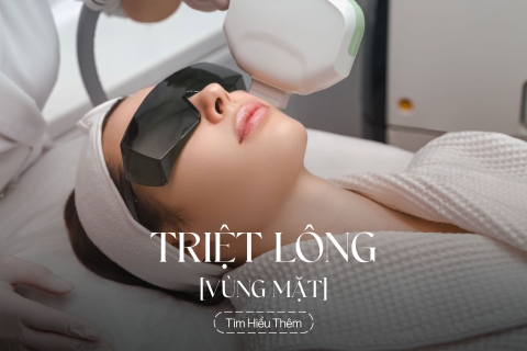 Triệt lông vùng mặt